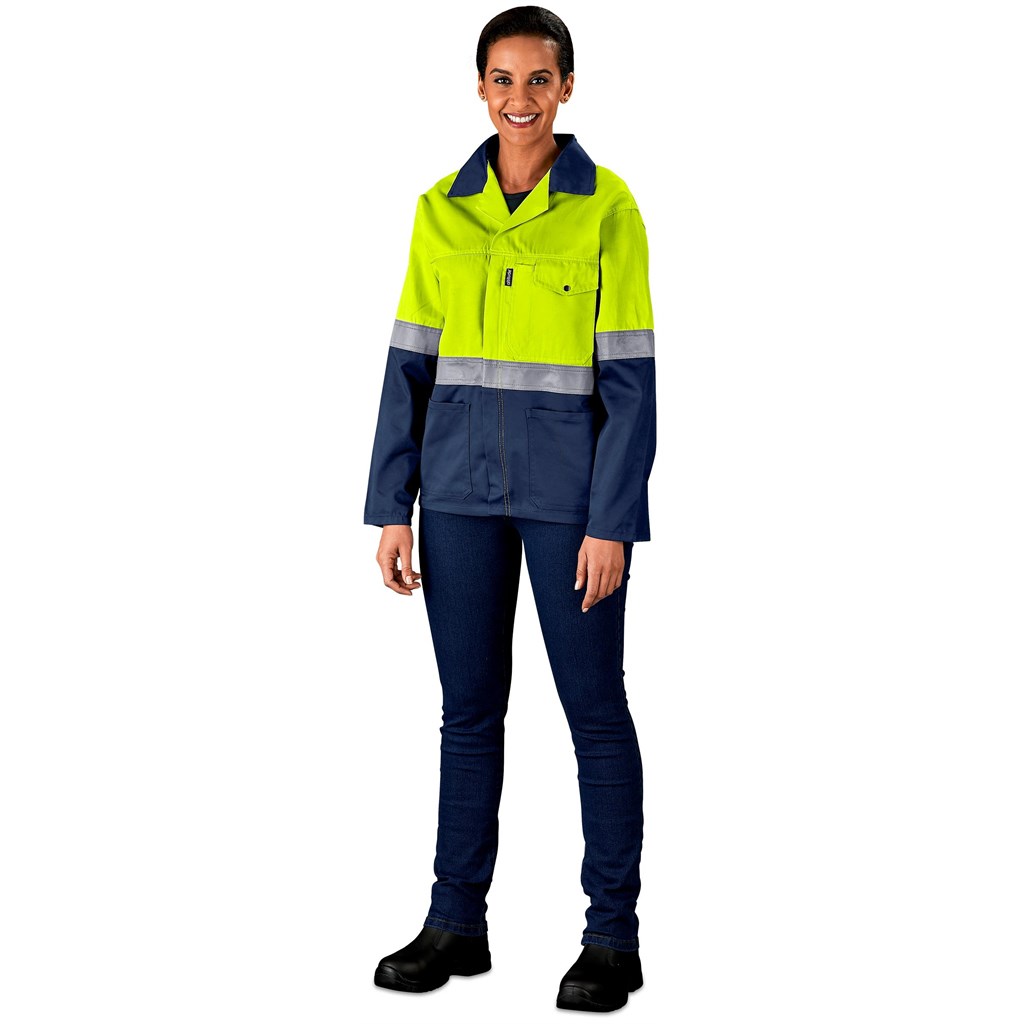 Traffic Premium Two-Tone Hi-Viz Reflective Jacket - Image 17