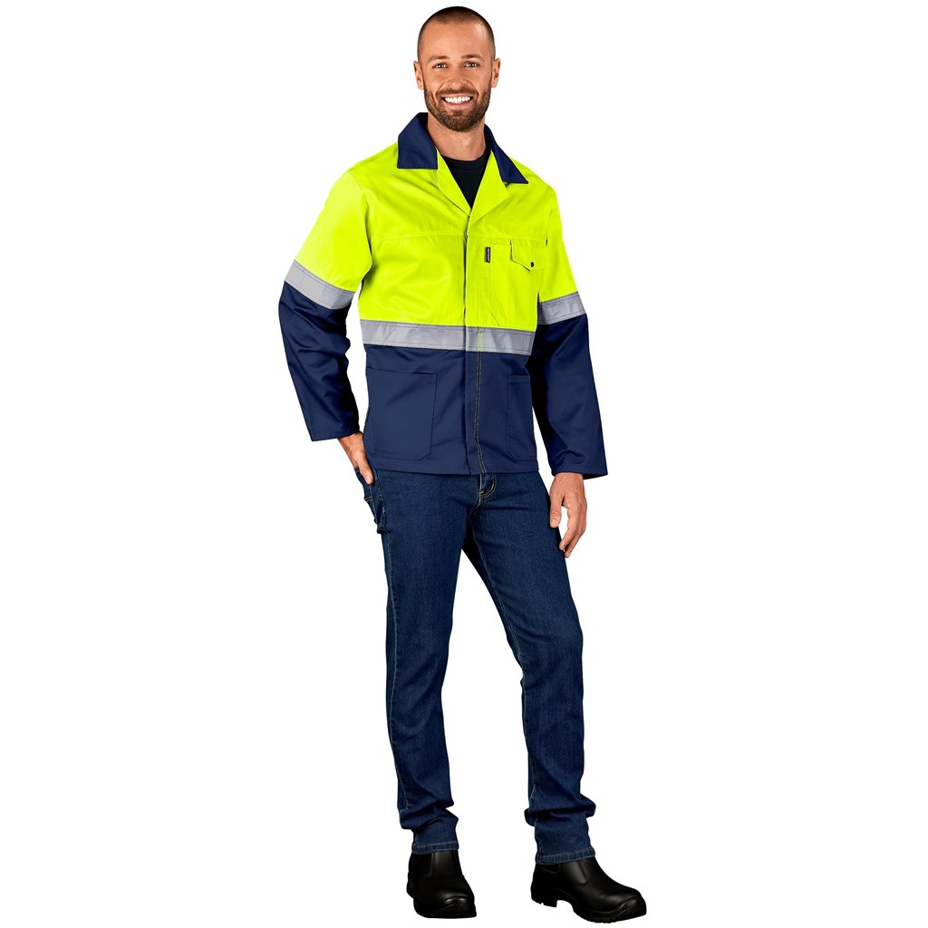 Traffic Premium Two-Tone Hi-Viz Reflective Jacket - Image 25