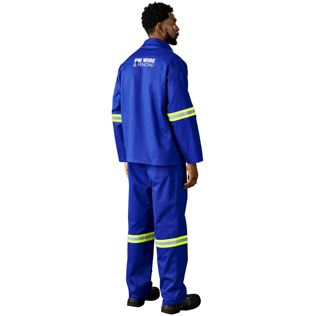 Artisan Premium 100% Cotton Jacket - Reflective Arms - Yellow Tape - Image 14