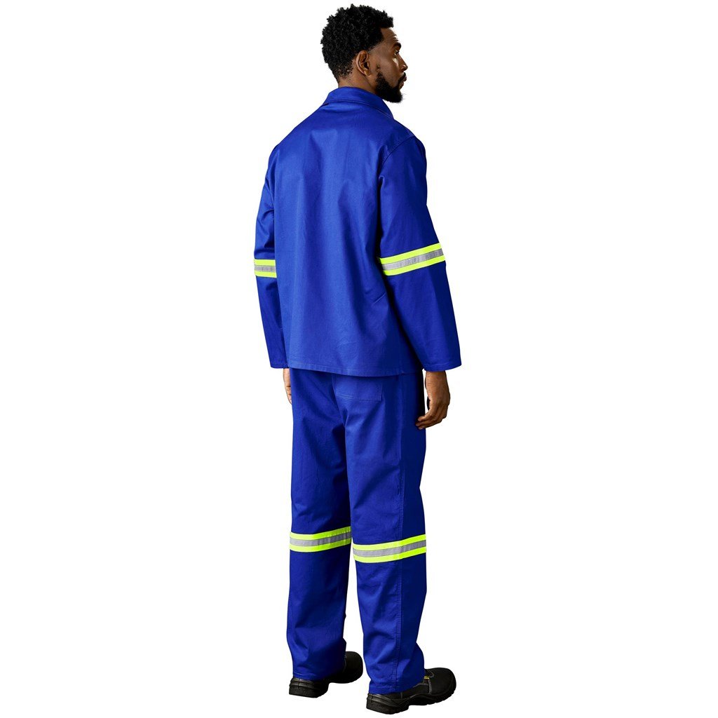 Artisan Premium 100% Cotton Jacket - Reflective Arms - Yellow Tape - Image 28