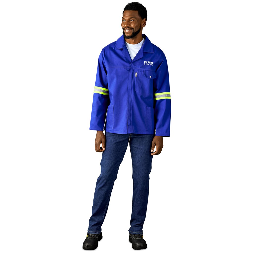 Artisan Premium 100% Cotton Jacket - Reflective Arms - Yellow Tape - Image 24