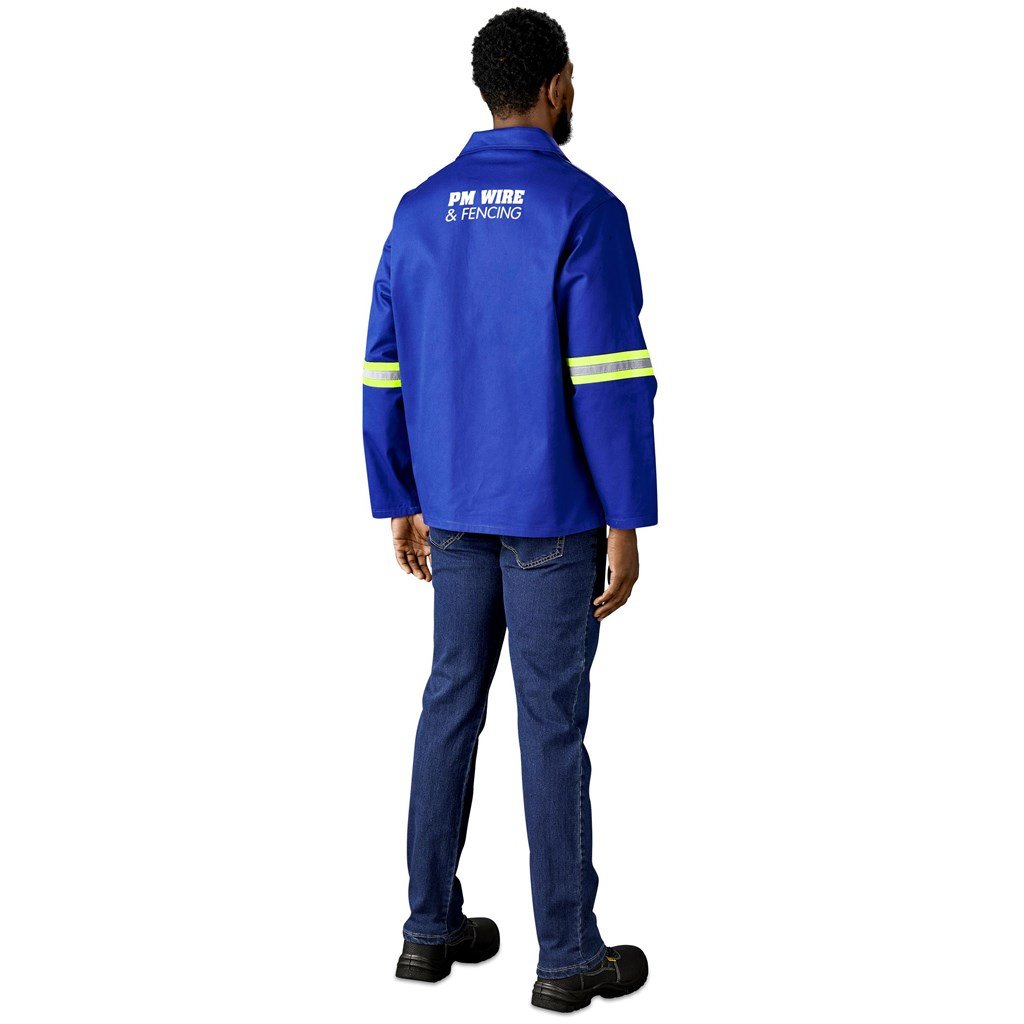 Artisan Premium 100% Cotton Jacket - Reflective Arms - Yellow Tape - Image 20