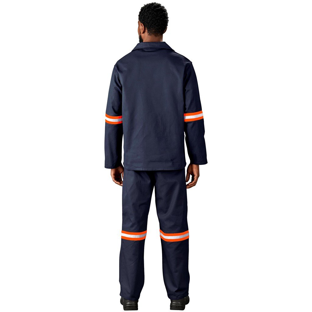Artisan Premium 100% Cotton Pants - Reflective Legs - Orange Tape - Image 14