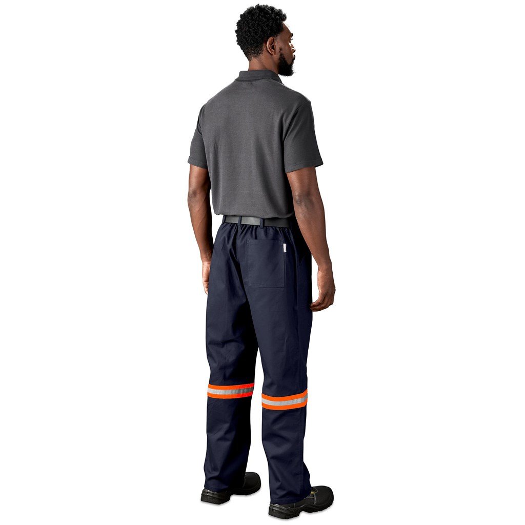 Artisan Premium 100% Cotton Pants - Reflective Legs - Orange Tape - Image 7