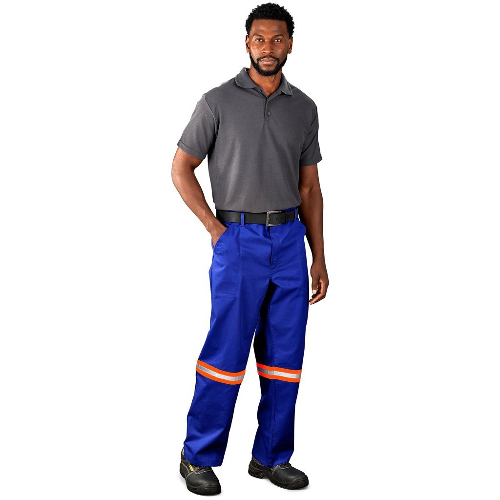 Artisan Premium 100% Cotton Pants - Reflective Legs - Orange Tape - Image 10