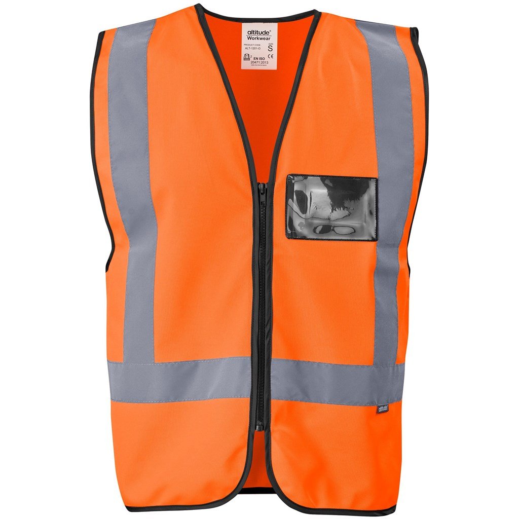 Direction En4 Hi-Viz Reflective Full Zip Vest - Image 16