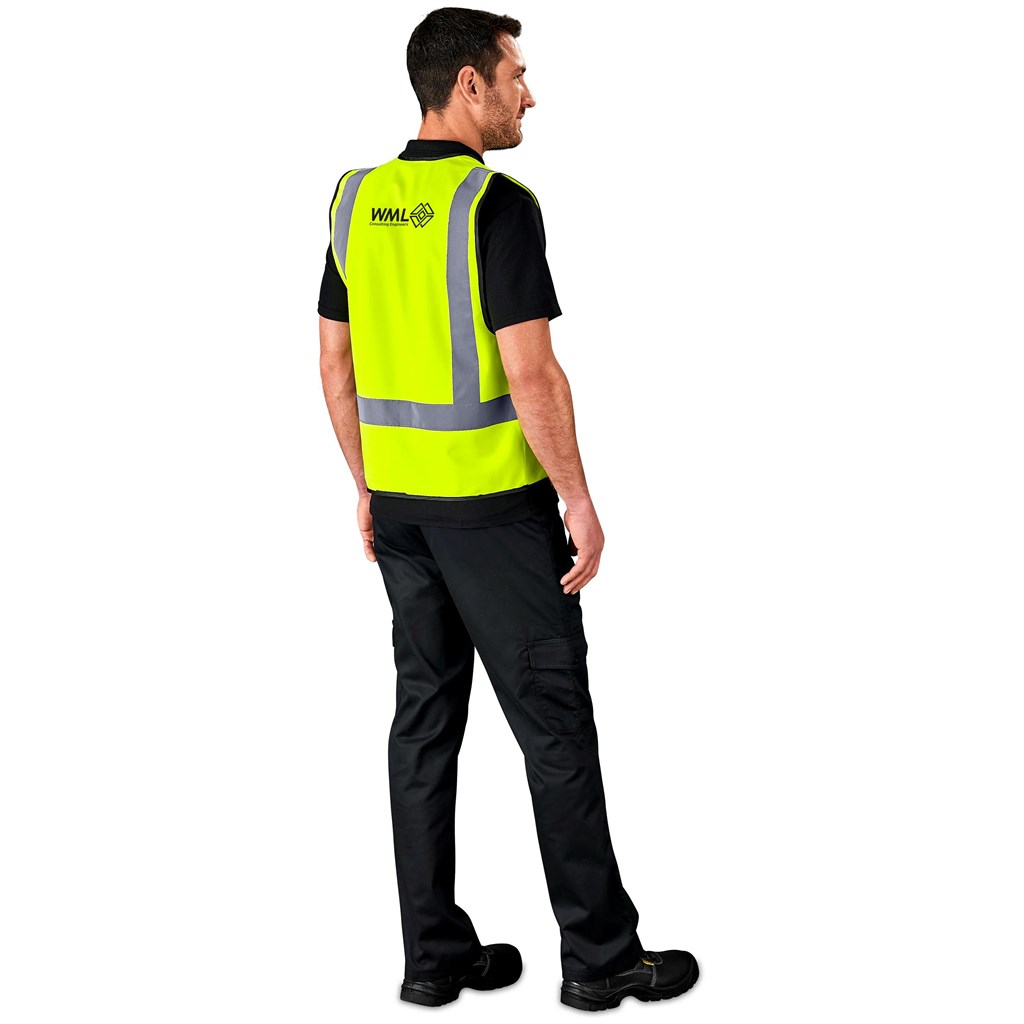 Direction En4 Hi-Viz Reflective Full Zip Vest - Image 3