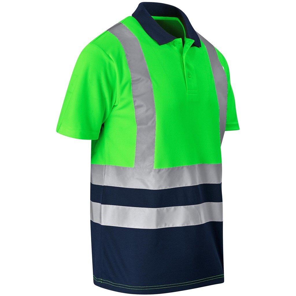 Surveyor Two-Tone Hi-Viz Reflective Golf Shirt - Image 13