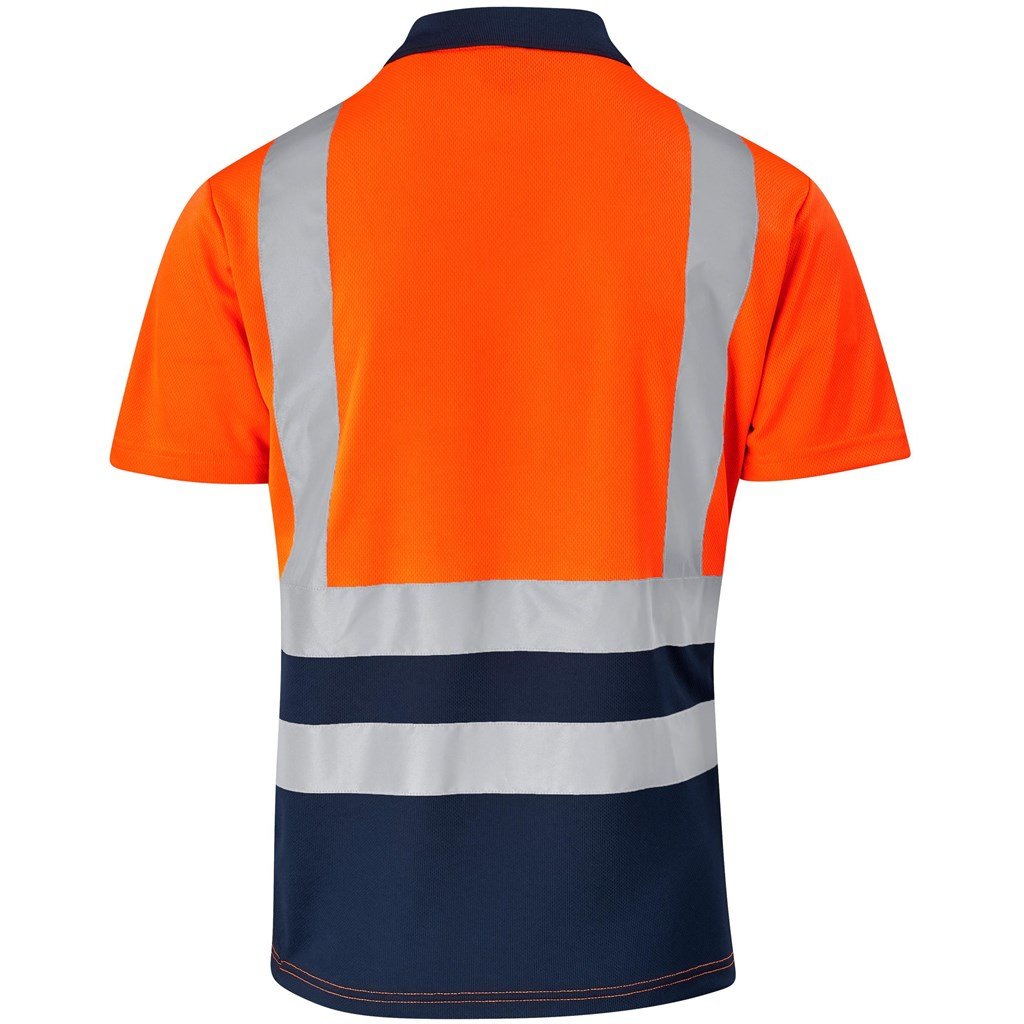 Surveyor Two-Tone Hi-Viz Reflective Golf Shirt - Image 15
