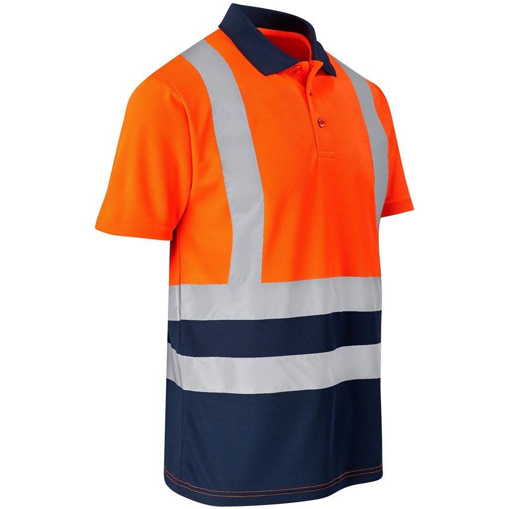 Surveyor Two-Tone Hi-Viz Reflective Golf Shirt - Image 16