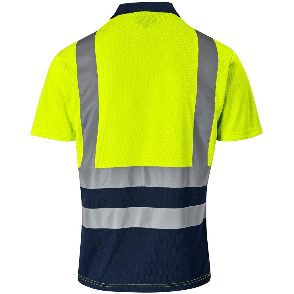 Surveyor Two-Tone Hi-Viz Reflective Golf Shirt - Image 19