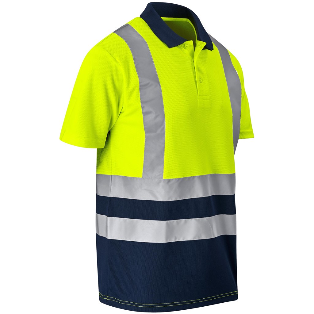 Surveyor Two-Tone Hi-Viz Reflective Golf Shirt - Image 18