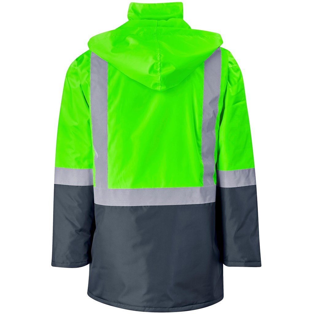 Hazard Padded Two-Tone Hi-Viz Reflective Jacket - Image 25