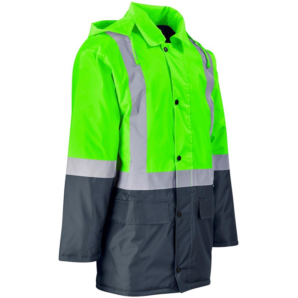 Hazard Padded Two-Tone Hi-Viz Reflective Jacket - Image 26