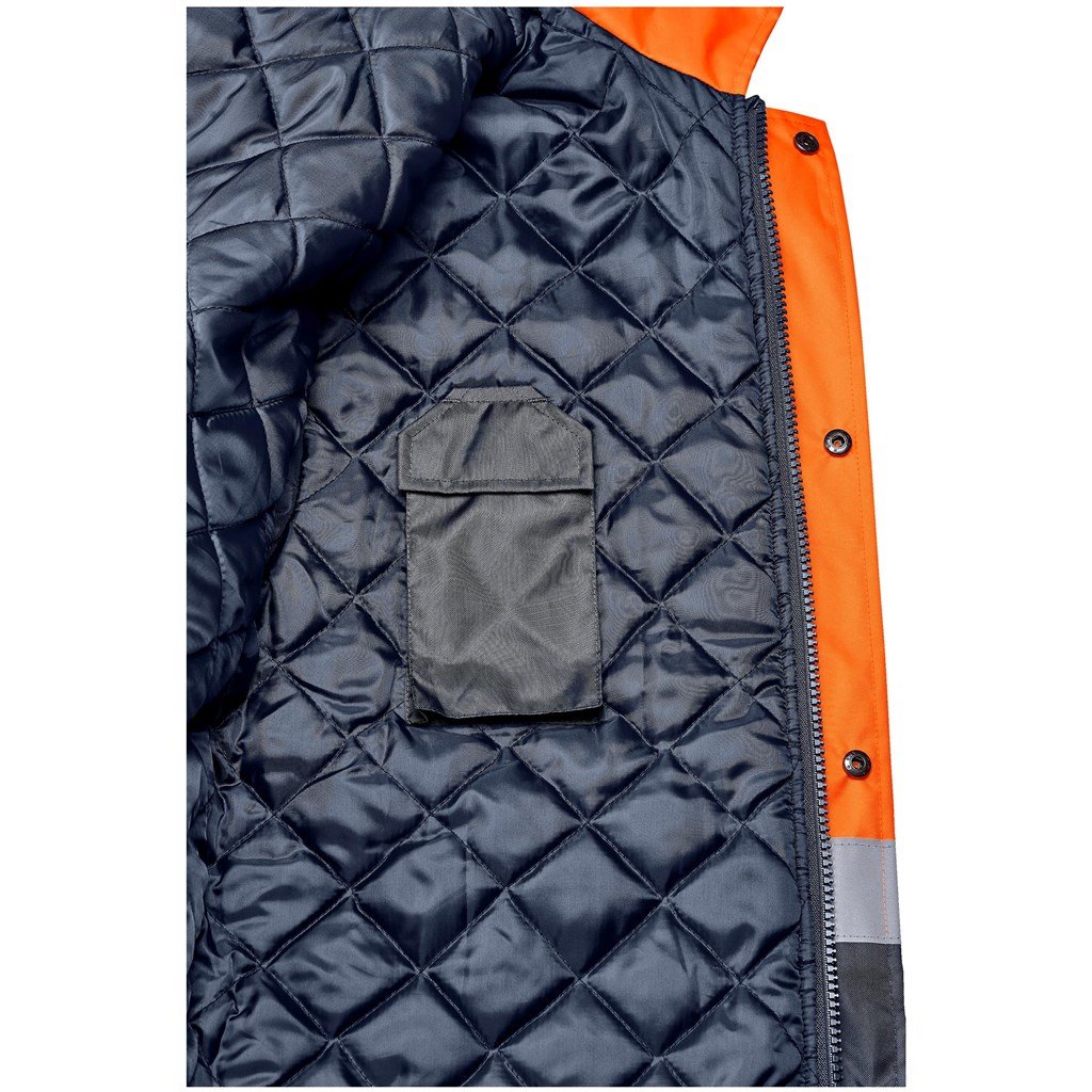 Hazard Padded Two-Tone Hi-Viz Reflective Jacket - Image 30
