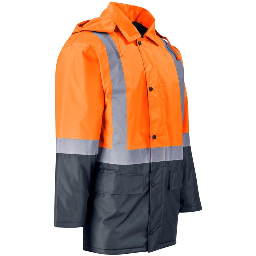 Hazard Padded Two-Tone Hi-Viz Reflective Jacket - Image 29