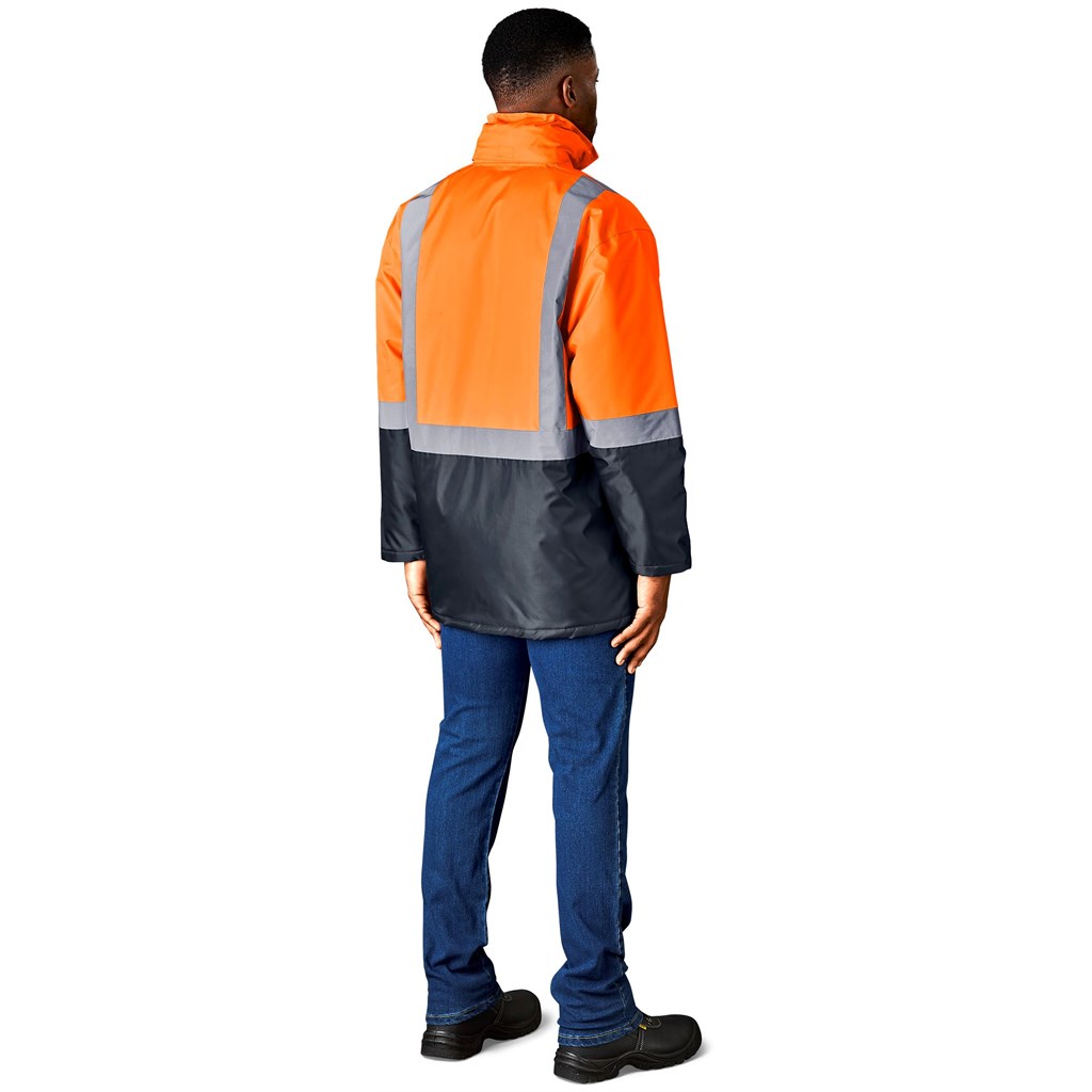 Hazard Padded Two-Tone Hi-Viz Reflective Jacket - Image 3
