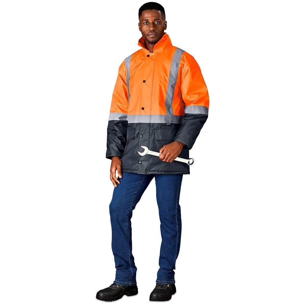 Hazard Padded Two-Tone Hi-Viz Reflective Jacket - Image 18