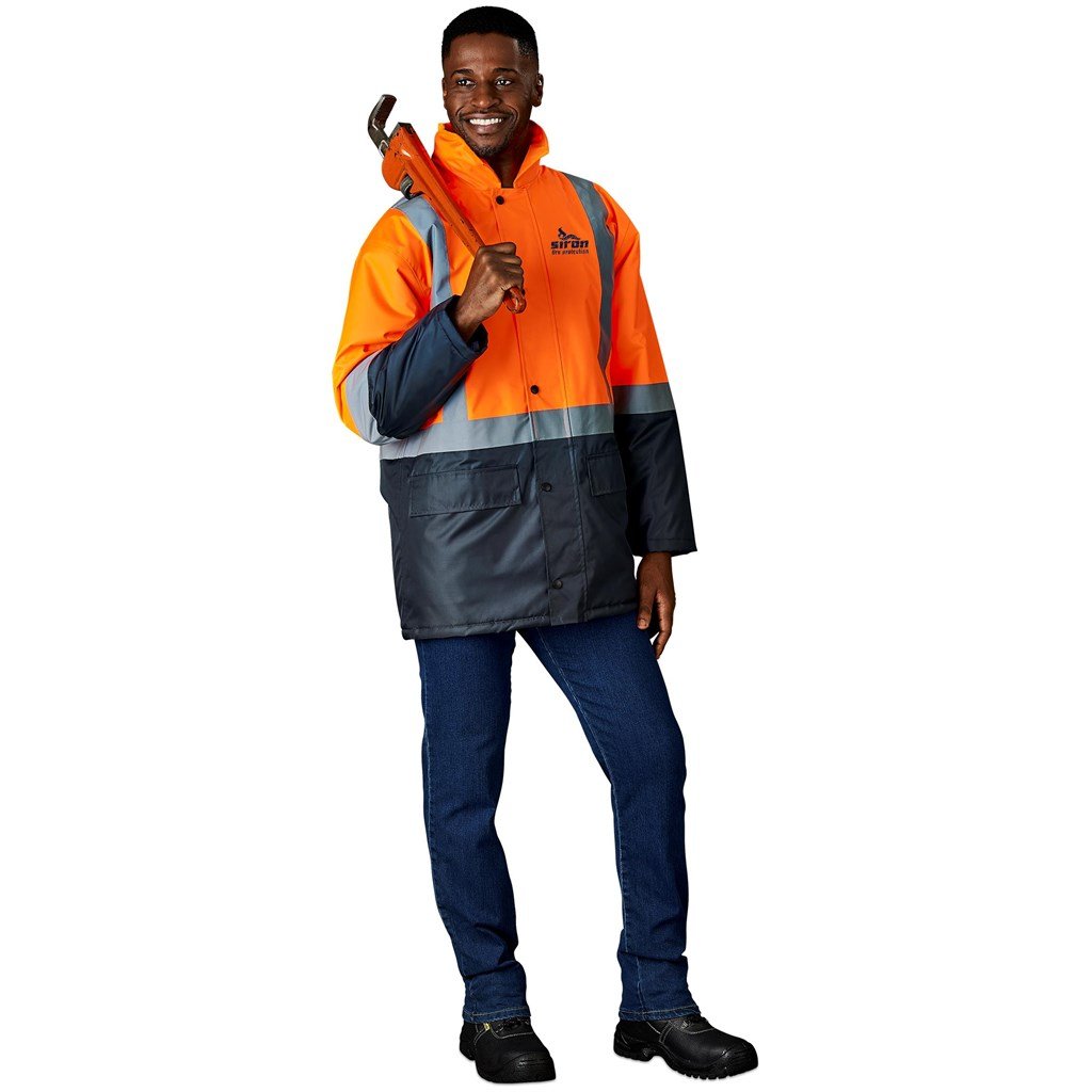 Hazard Padded Two-Tone Hi-Viz Reflective Jacket - Image 10