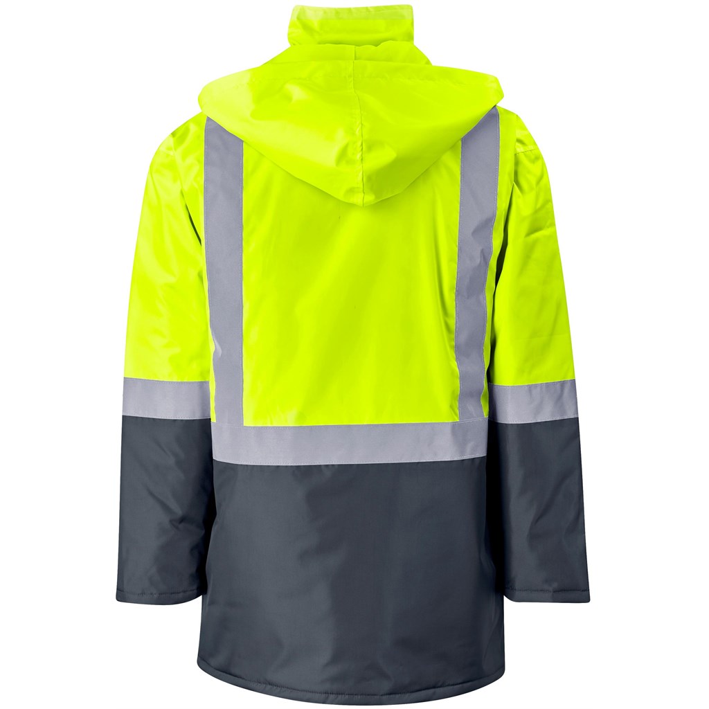 Hazard Padded Two-Tone Hi-Viz Reflective Jacket - Image 33