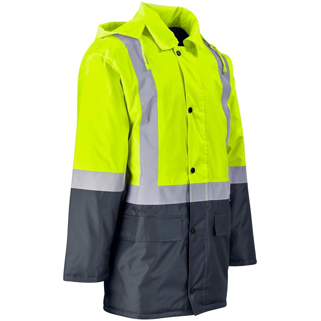 Hazard Padded Two-Tone Hi-Viz Reflective Jacket - Image 34