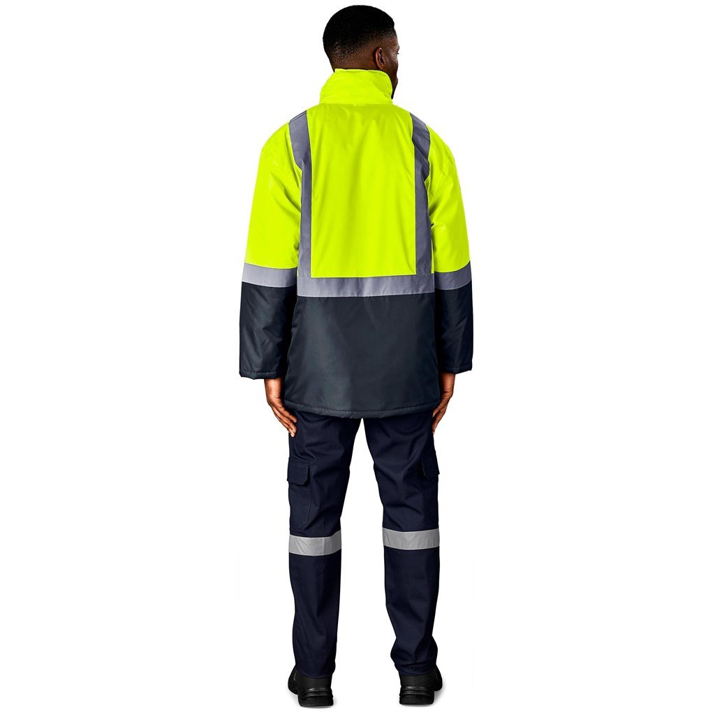 Hazard Padded Two-Tone Hi-Viz Reflective Jacket - Image 11