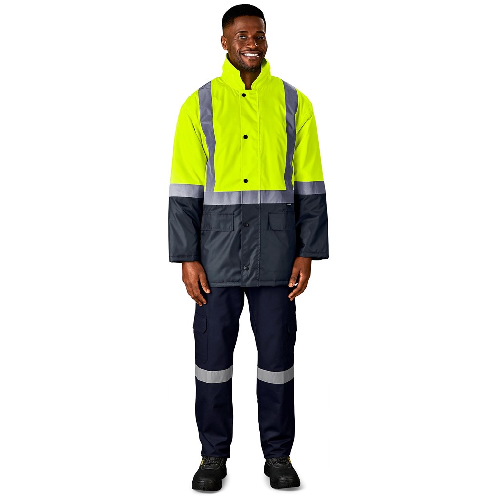 Hazard Padded Two-Tone Hi-Viz Reflective Jacket - Image 14