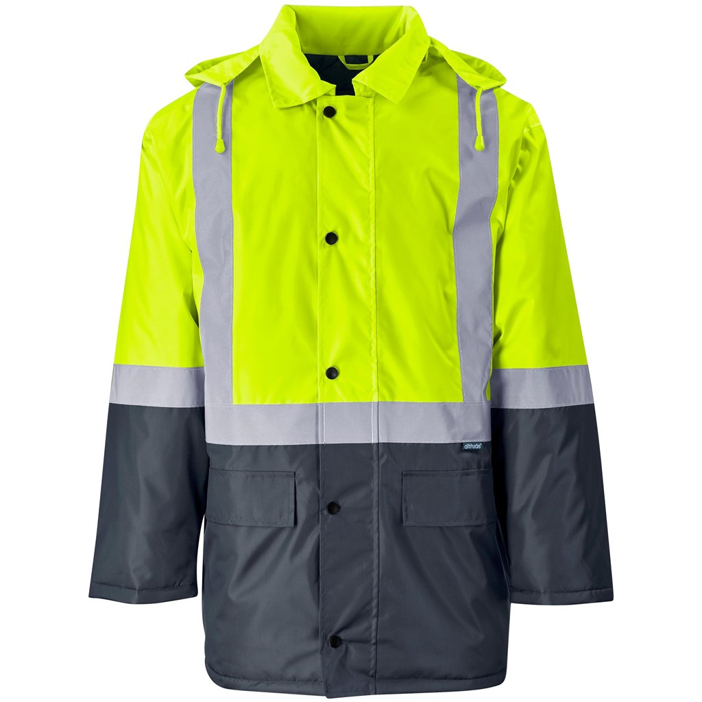 Hazard Padded Two-Tone Hi-Viz Reflective Jacket - Image 32