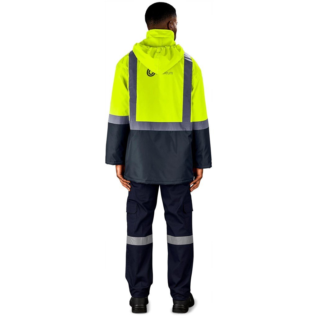Hazard Padded Two-Tone Hi-Viz Reflective Jacket - Image 12