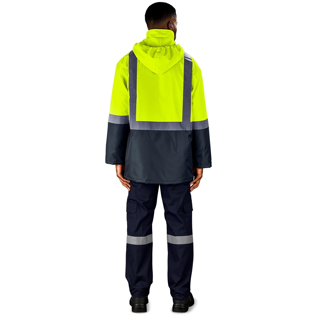 Hazard Padded Two-Tone Hi-Viz Reflective Jacket - Image 21