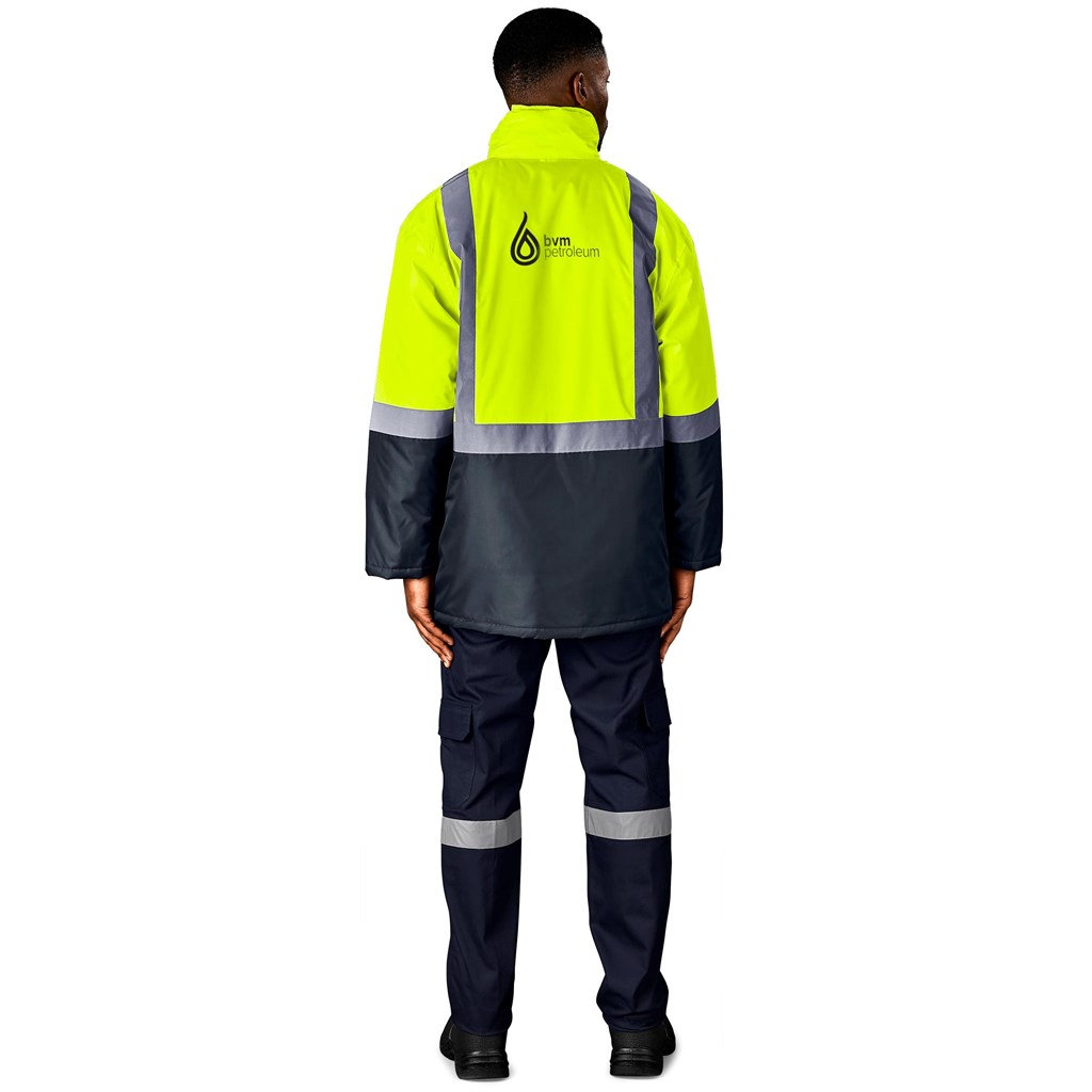 Hazard Padded Two-Tone Hi-Viz Reflective Jacket - Image 7