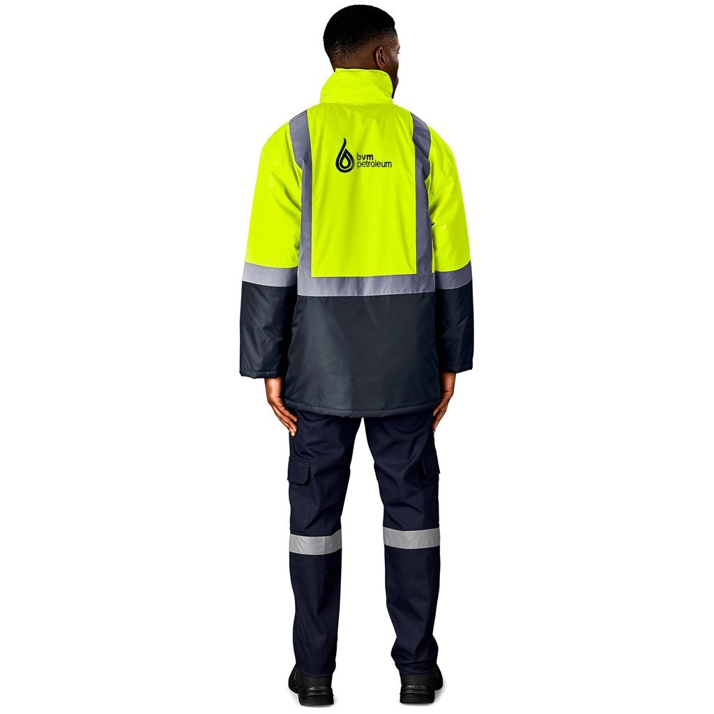 Hazard Padded Two-Tone Hi-Viz Reflective Jacket - Image 16