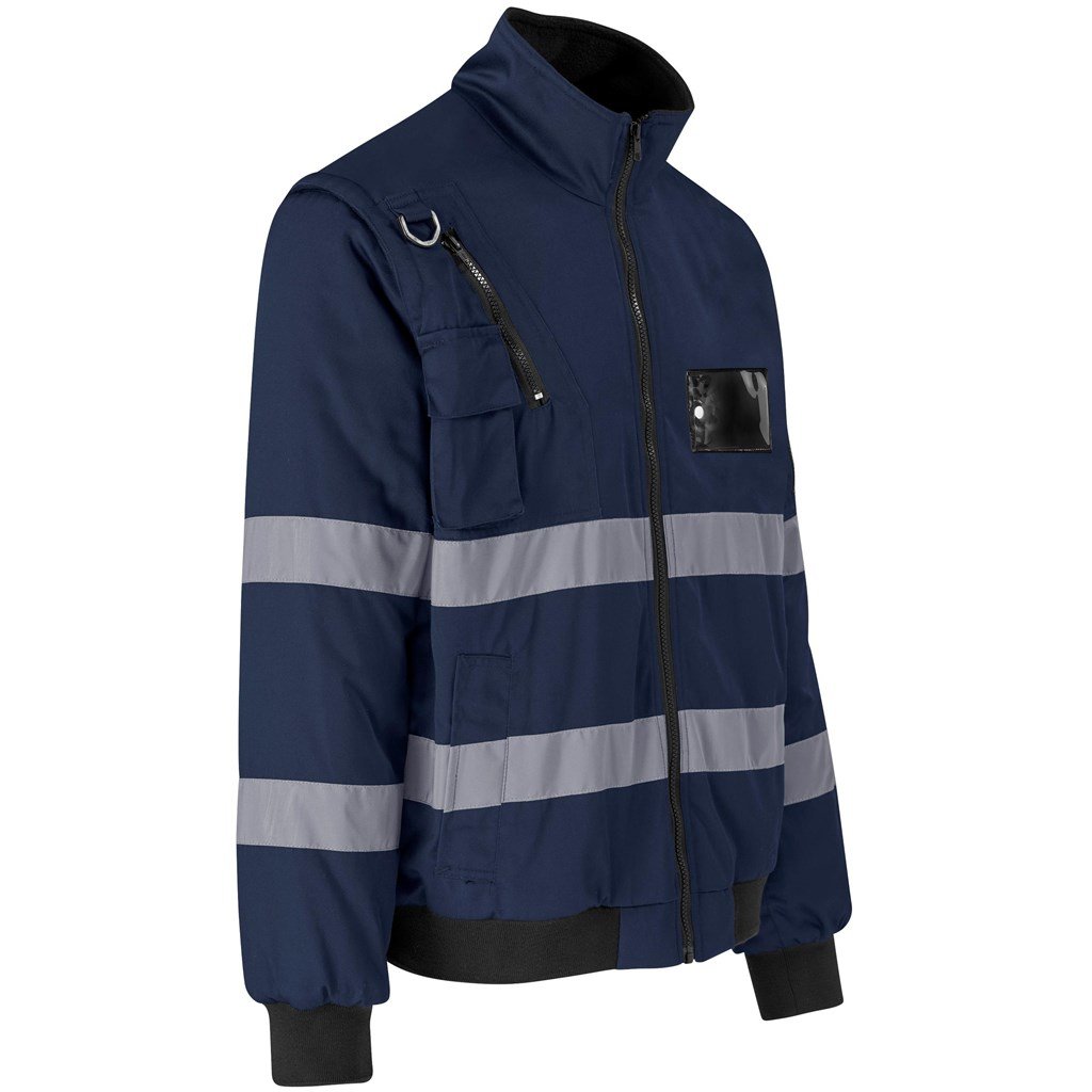 Techno Padded Hi-Viz Reflective Bunny Jacket - Image 13