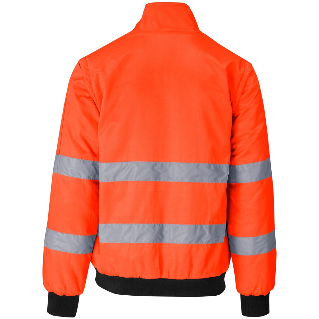 Techno Padded Hi-Viz Reflective Bunny Jacket - Image 17