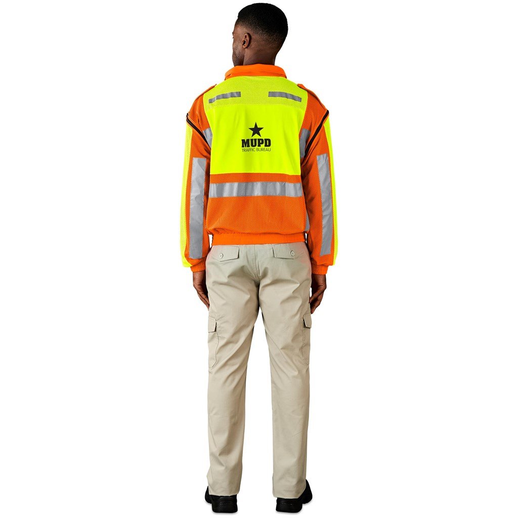 Metro Two-Tone Hi-Viz Reflective Zip-Off Jacket - Image 18
