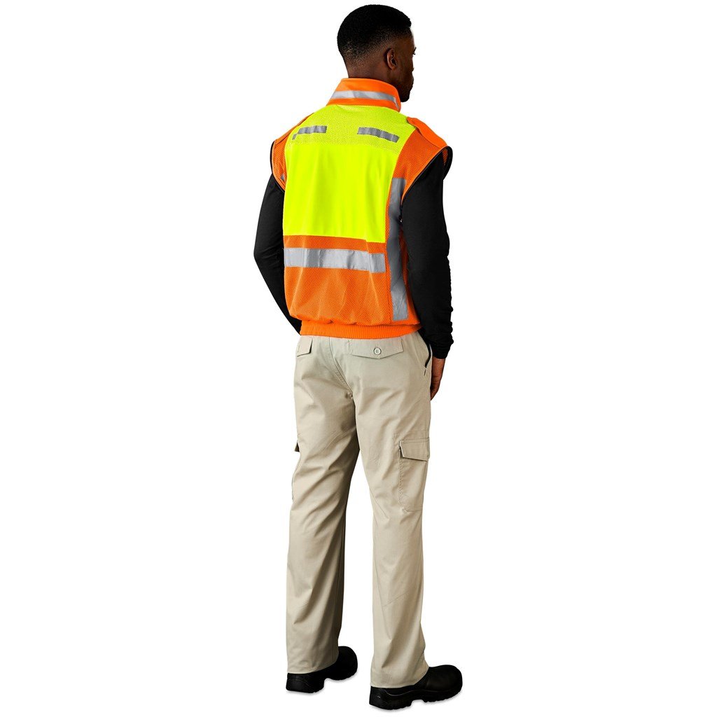 Metro Two-Tone Hi-Viz Reflective Zip-Off Jacket - Image 11