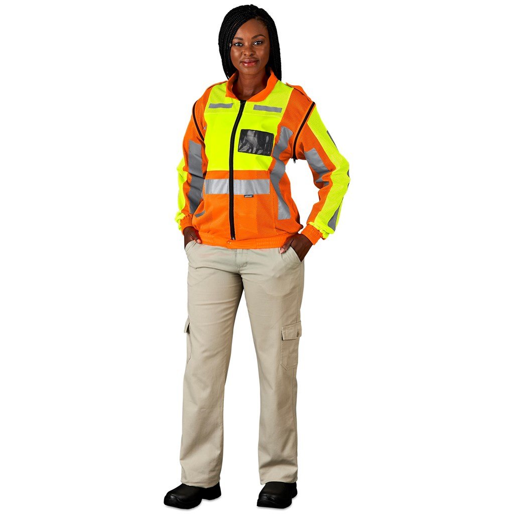 Metro Two-Tone Hi-Viz Reflective Zip-Off Jacket - Image 4