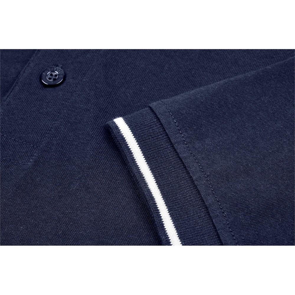 Mens Ash Golf Shirt - Navy - Image 4