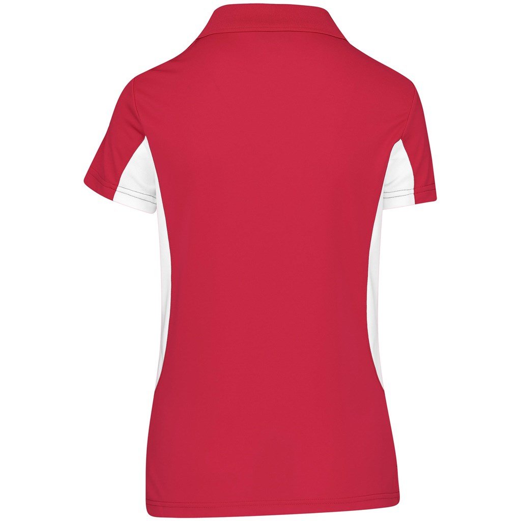 Ladies Championship Golf Shirt - Red - Image 3