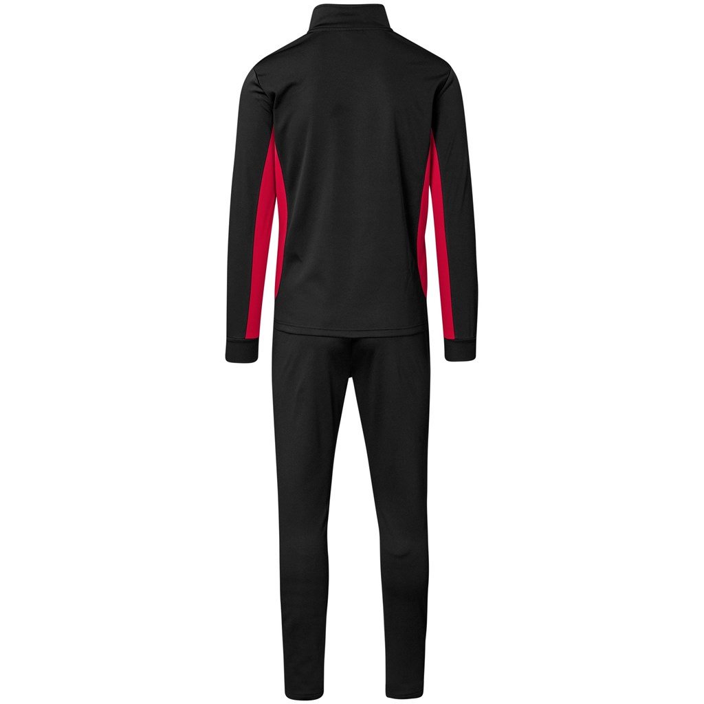 Unisex Championship Tracksuit - Black Red - Image 3