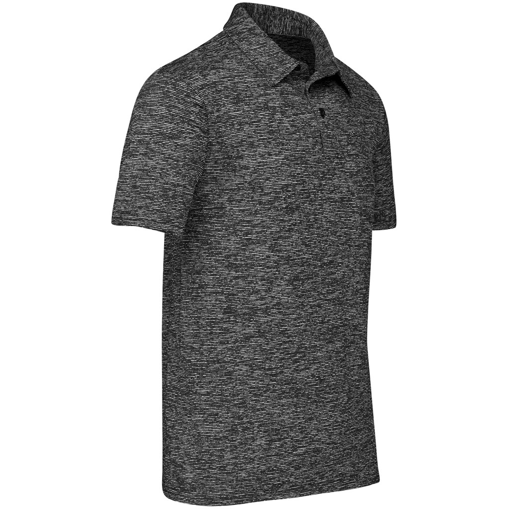 Mens Echo Golf Shirt - Black - Image 3
