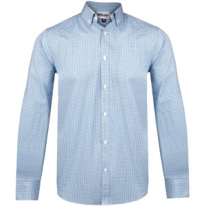 Mens Long Sleeve Edinburgh Shirt - Blue