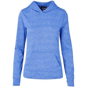 Ladies Fitness Lightweight Hooded Sweater - Royal Blue