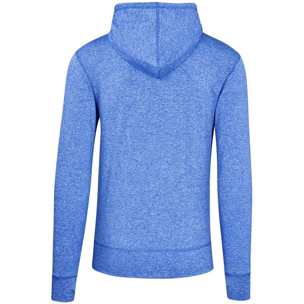 Mens Fitness Lightweight Hooded Sweater - Royal Blue - Image 3