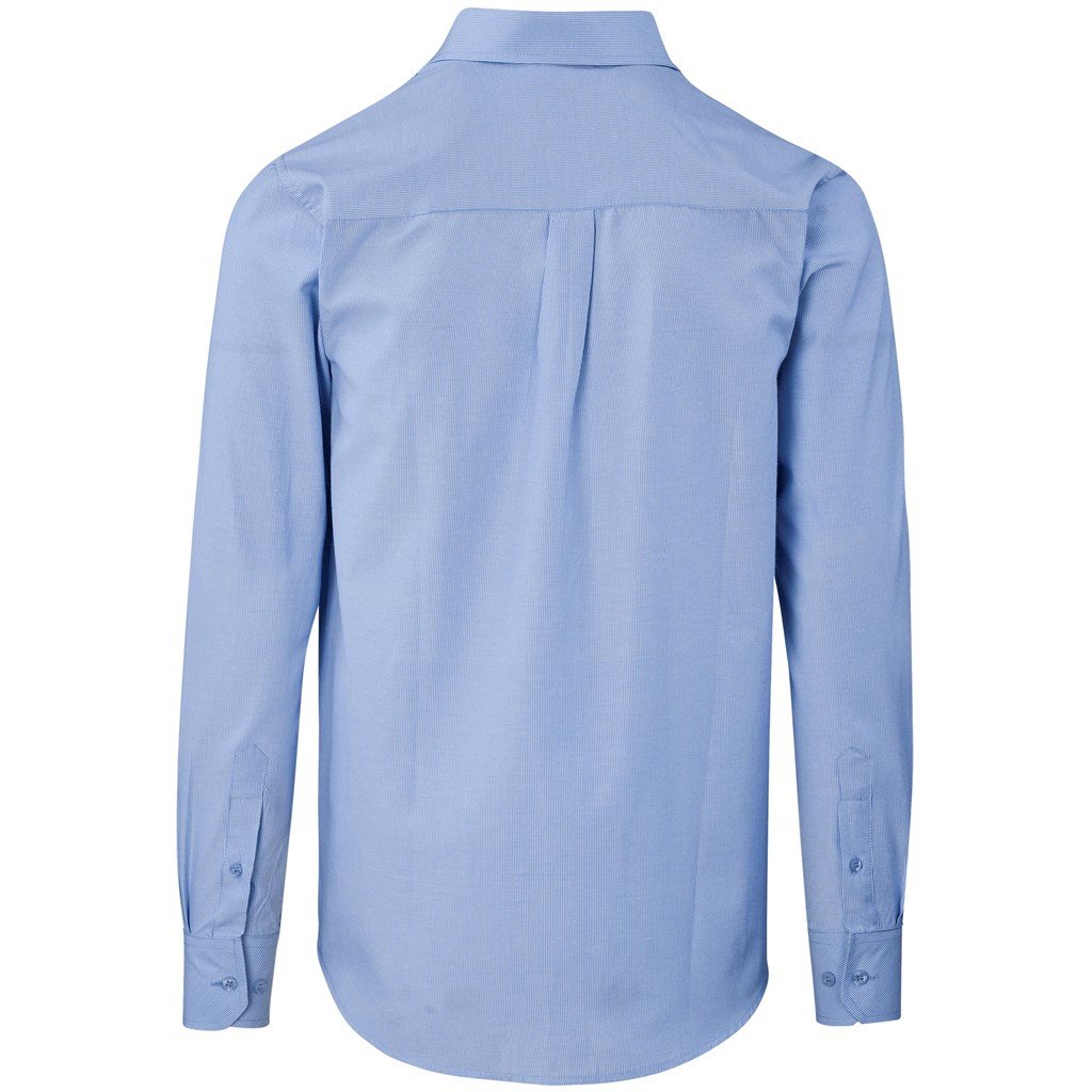 Mens Long Sleeve Northampton Shirt - Sky Blue - Image 3