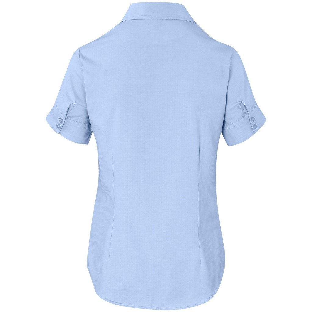 Ladies Short Sleeve Nottingham Shirt - Image 8