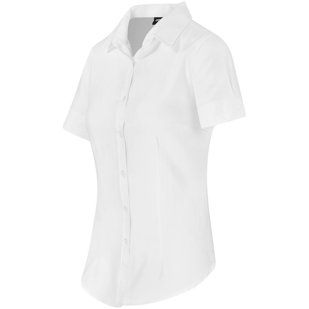 Ladies Short Sleeve Nottingham Shirt - Image 11