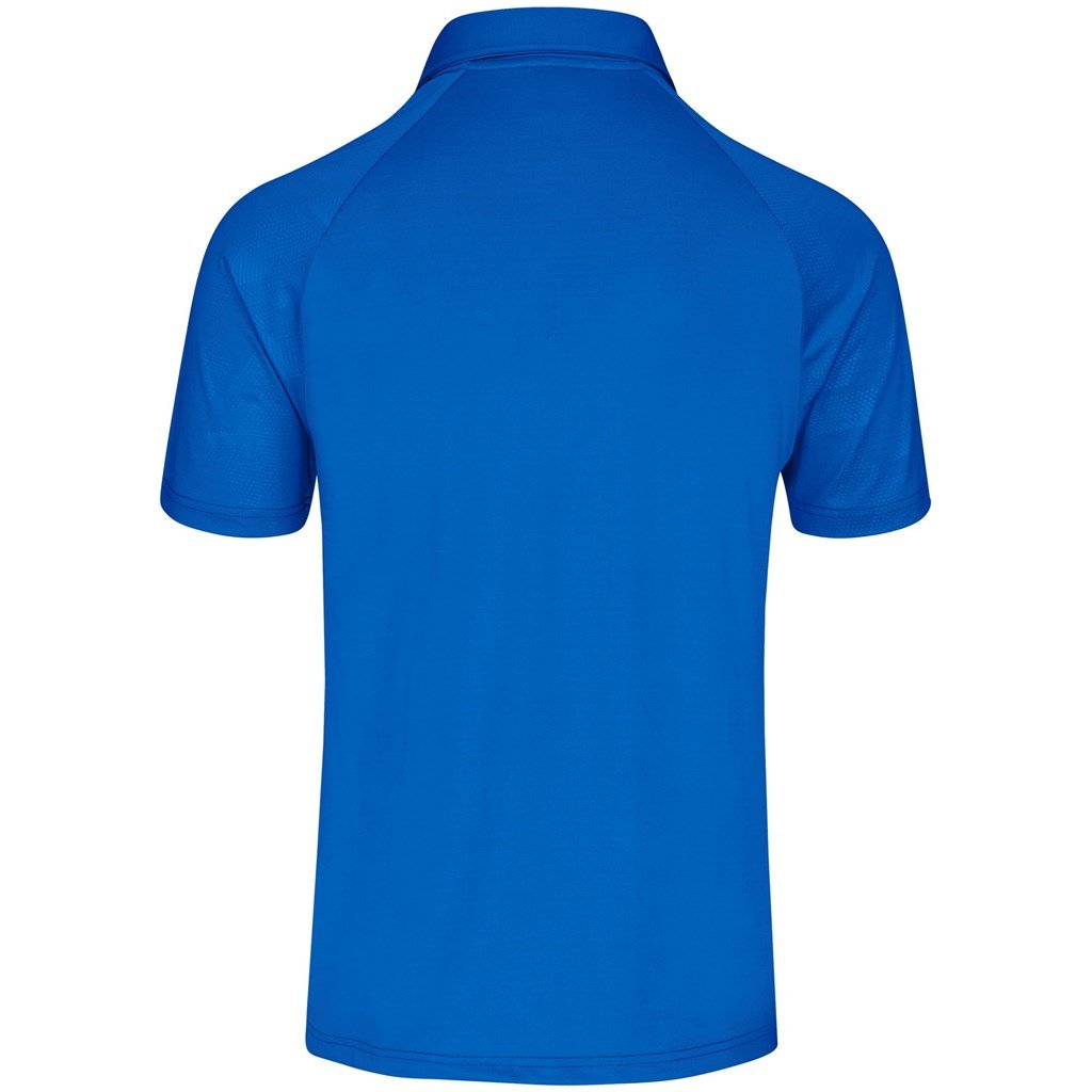 Mens Santorini Golf Shirt - Blue