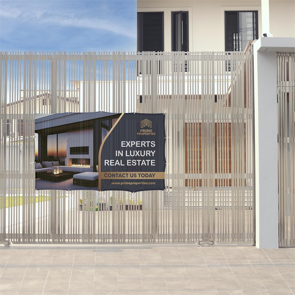 Sublimated Airtex Fabric Fence Banner 2m x 1.2m - Image 5