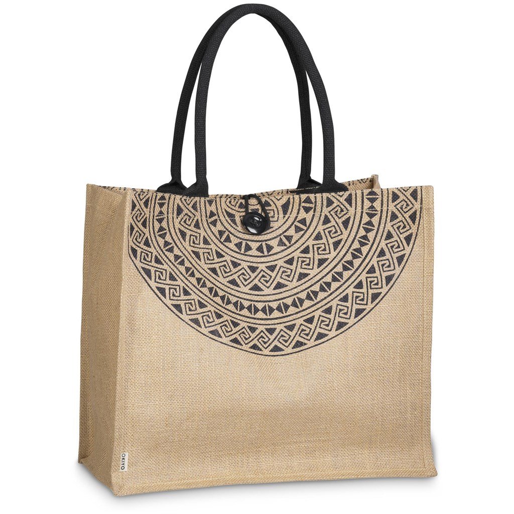 Okiyo Kashira Jute Tote - Image 4